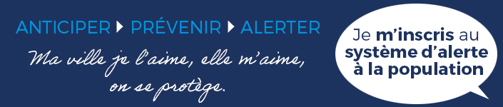 Alerte &agrave; la population - risques majeurs